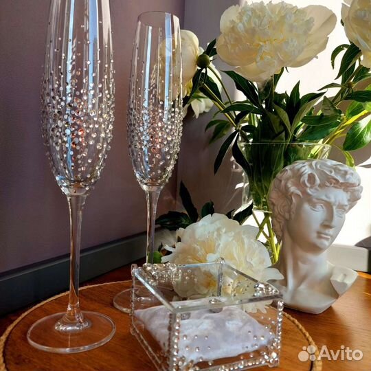 Свадебные бокалы новые