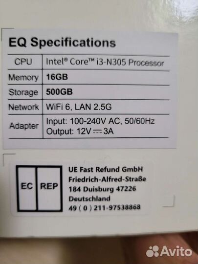 Beelink EQ 12 Pro i3 N305