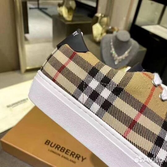 Кеды burberry мужские