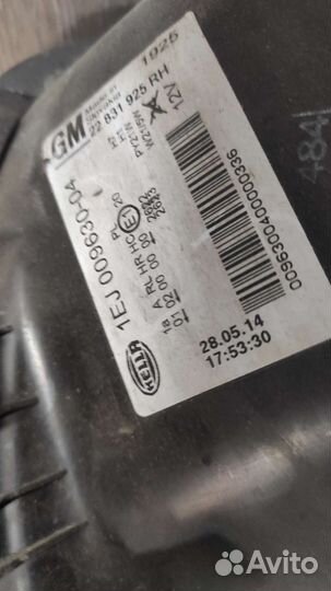 Фара правая опель инсигния