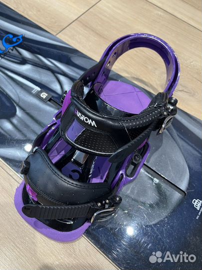 Сноуборд Burton Nug 142 + Крепления Burton Custom
