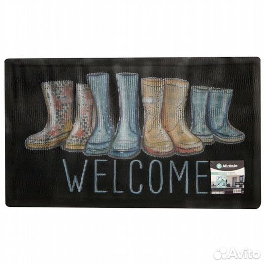 Коврик attribute 3D Boots 45х75см пвх