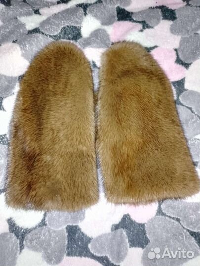 Варежки из норки