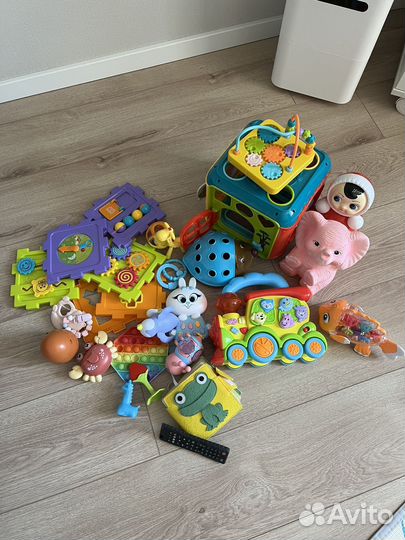 Игрушки пакетом для детей до года