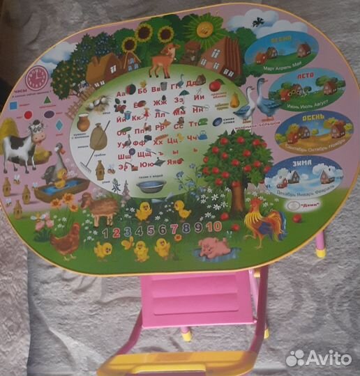 Детский стол со стулом