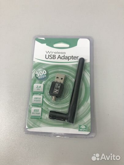 Адаптер беспроводной USB-Wi-Fi WD-3030 (300 Mbps)