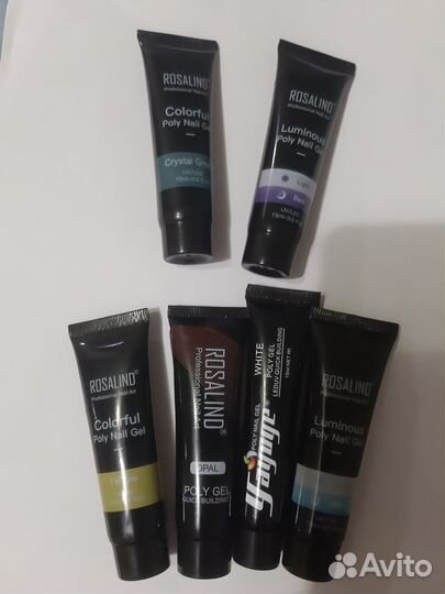 Для ногтей: полигели, гели, топы, базы
