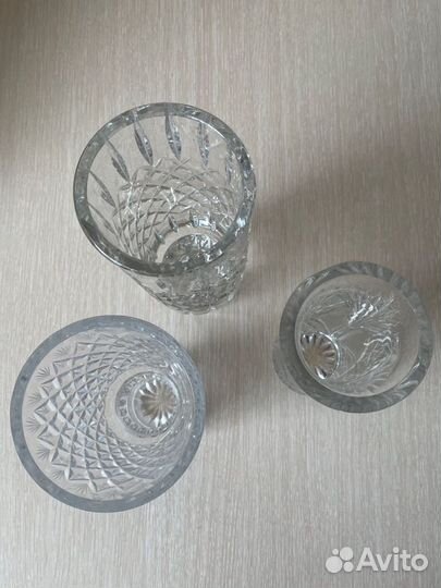 Ваза хрустальная