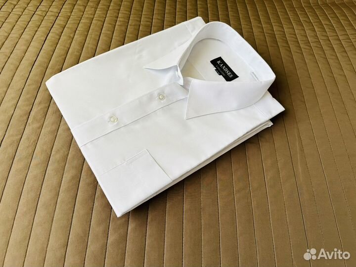 Рубашка белая с коротким рукавом