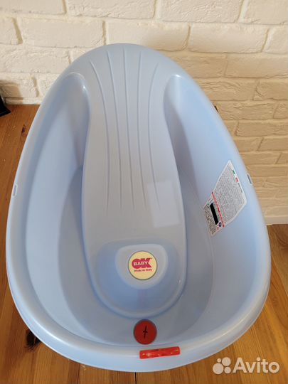 Ванночка для купания с термометром OK Baby