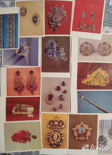 Открытки Сокровища Алмазного Фонда