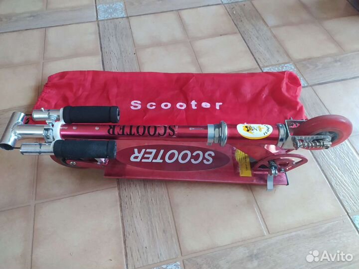 Самокат детский двухколесный бу