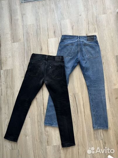 Джинсы levis 501 made crafted taper 33/32 32/32