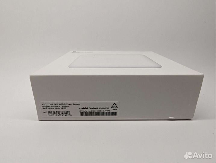 Зарядка блок питания MacBook type-C 96W+кабель