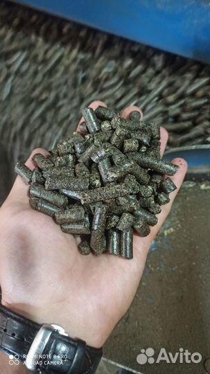 Топливные пеллеты из лузги подсолнечника