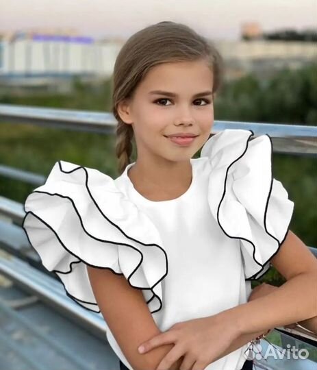 Блузка школьная 140-146
