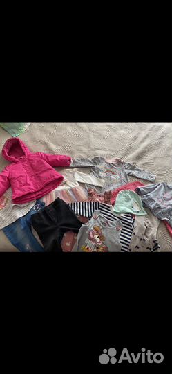 Вещи пакетом на девочку от 86 см