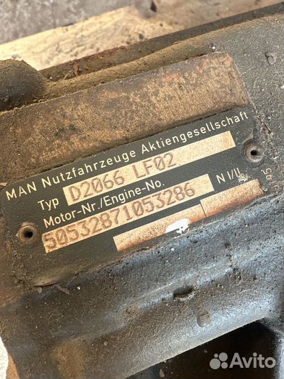 Блок цилиндров D 2066 Man