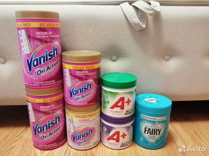 Пятновыводитель fairy, vanish, A+ из финляндии