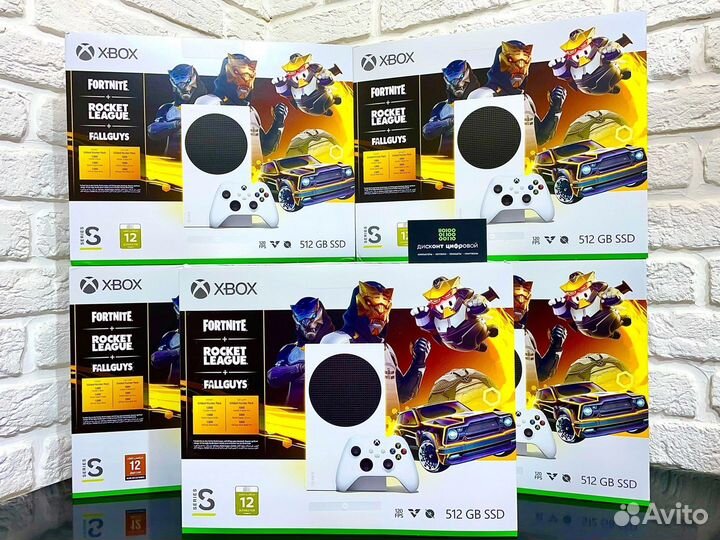 Новая Microsoft Xbox Series S 512Gb 1 год гарантии