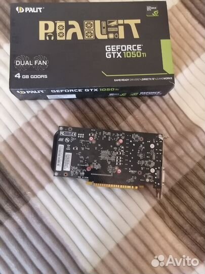 Geforce GTX 1050TI palit dual