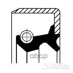 Сальник ступицы передней наружный mitsubishi