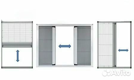 Москитные сетки плиссе