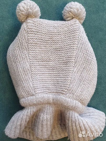 Шапка шлем журавлик 36-38 весенняя