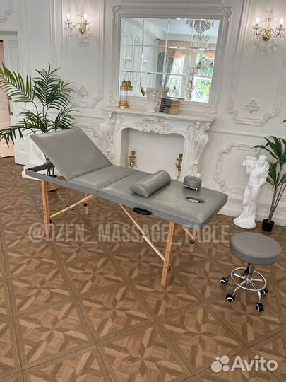 Массажный стол с валиком
