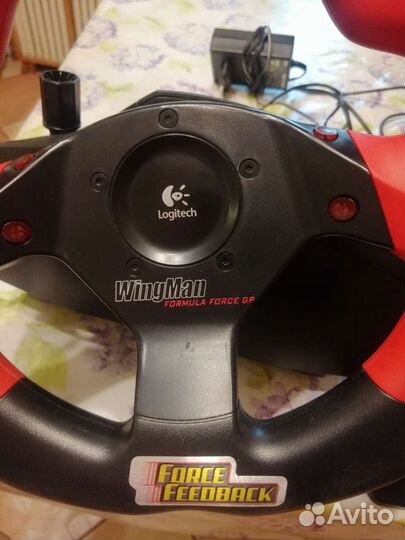 Игровой руль с педалями для пк