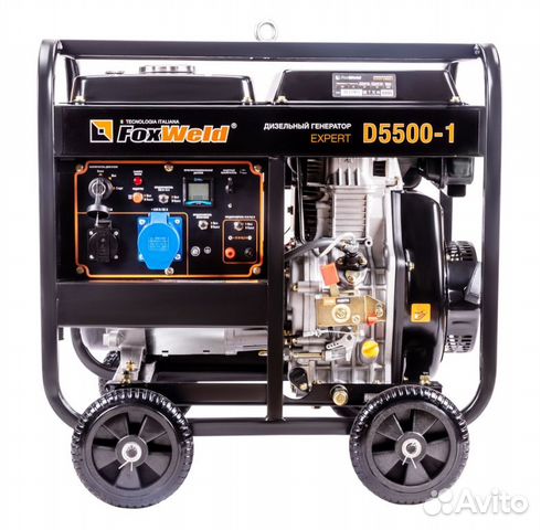 Дизельный генератор D5500-1 FoxWeld Expert