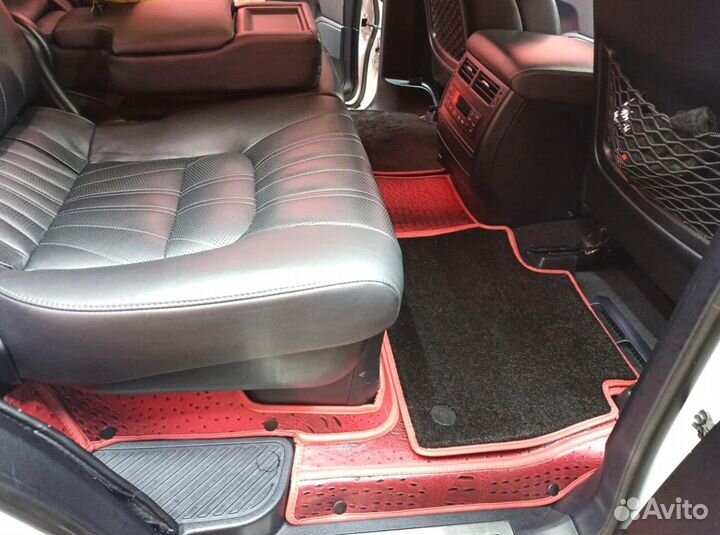3Д коврики из экокожи toyota land cruiser 200
