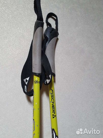 Комплект лыжи беговые fisher, ботинки, палки