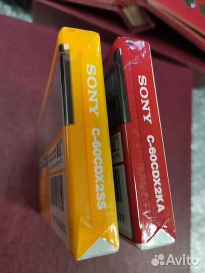 Аудиокассеты новые запечатанные sony