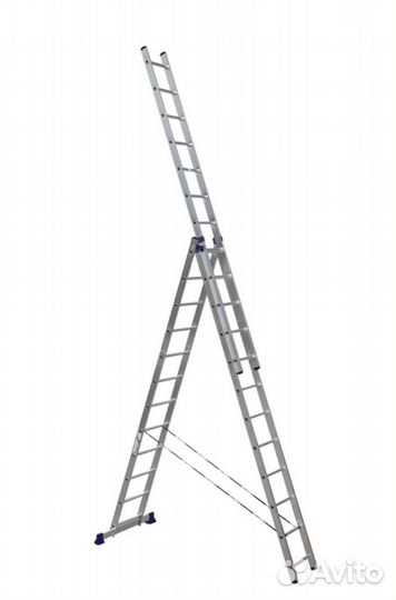 Алюминиевая трехсекционная лестница 3х12 (8,79м)