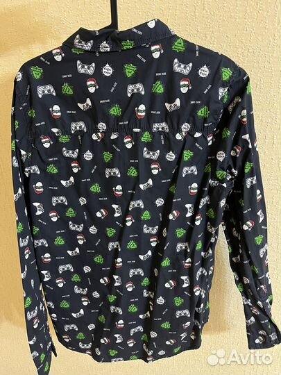 Рубашка новогодняя 158 164