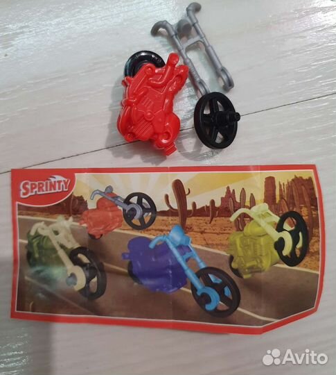 Kinder машины мотоциклы самолеты обмен