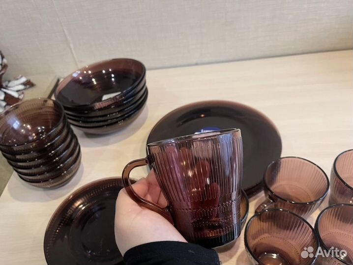 Набор посуды столовый luminarc новый 30 предметов