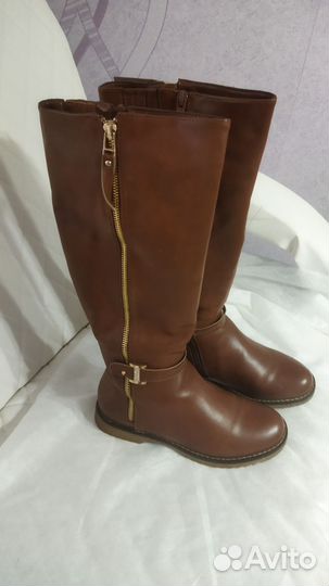 Сапоги женские зимние натуральная кожа 36