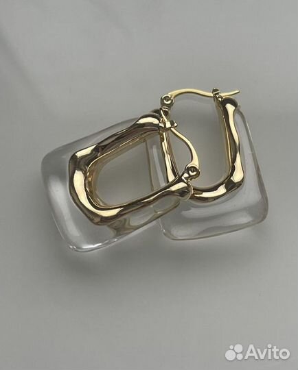 Серьги льдинки Celine