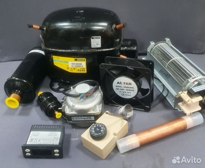 Запчасти для промышленных холодильников