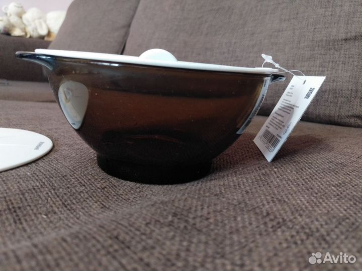 Силиконовая крышка Assist, 14 см, серая