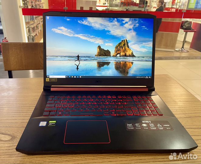 17.3 Acer Nitro 5/i5-9300h/Gtx1650/1Tb