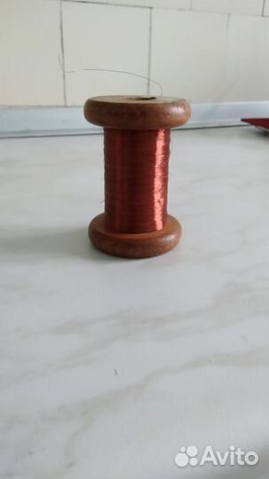Катушка медной проволоки СССР, 0,15мм