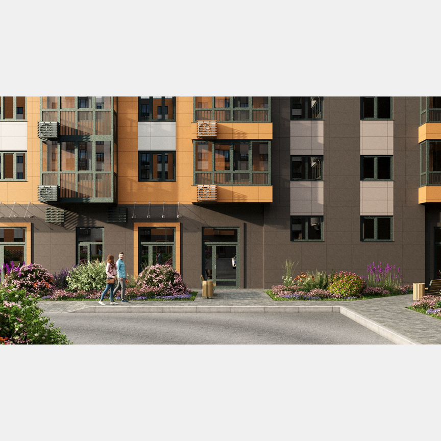 2-к. квартира, 65,3 м², 4/9 эт.