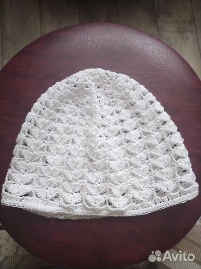 Шапка детская для девочки вязаная