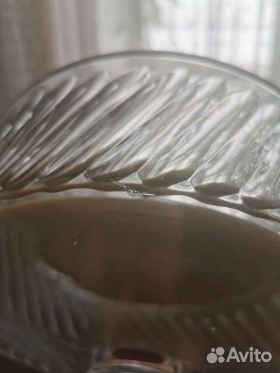 Хрусталь. Ваза для фруктов.Редкая.Кувшин и т. п