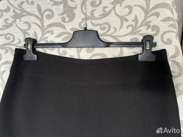 Юбка трапеция черная 50р