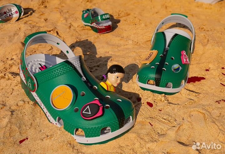 Crocs squid game крокс игра кальмара оригинал