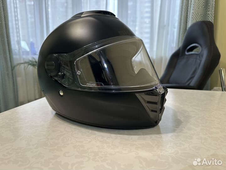 Shark spartan rs black mat. Мотошлем